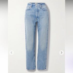 AGOLDE 90’s Pinch Waist women’s sz 28 light blue jeans